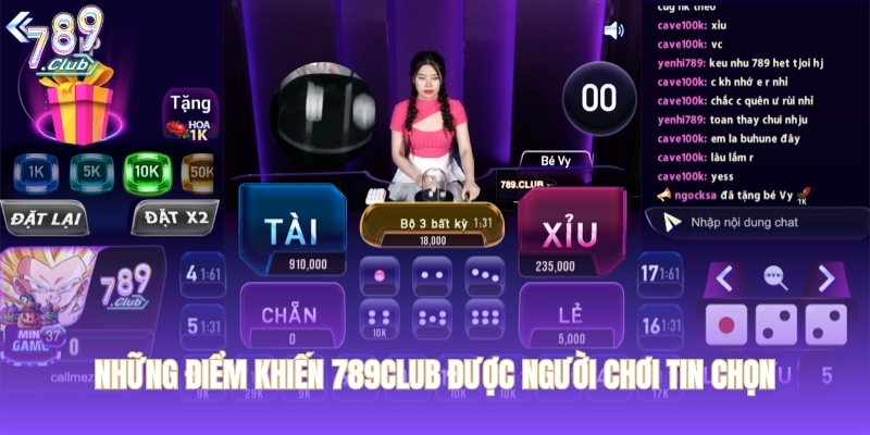 Những điểm khiến 789CLUB được người chơi tin chọn