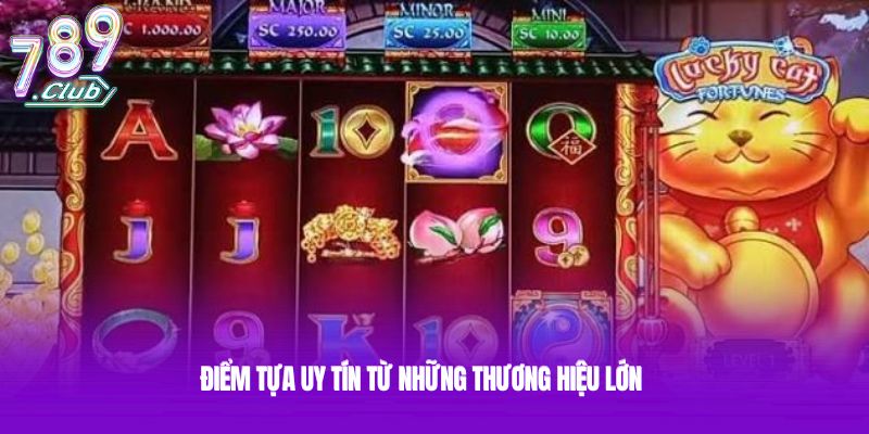 Điểm tựa uy tín từ những thương hiệu lớn